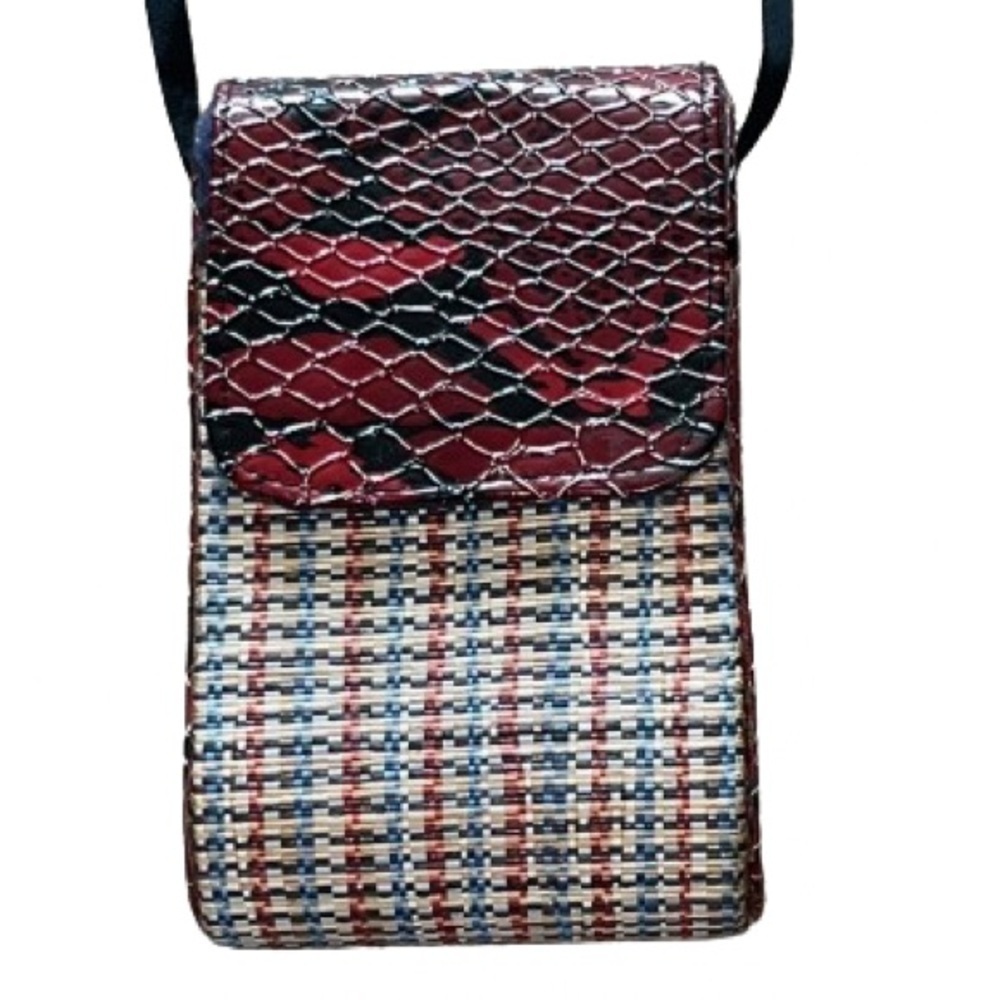 Snakeskin Small Rectangular Hard Case Crossbody - image 2